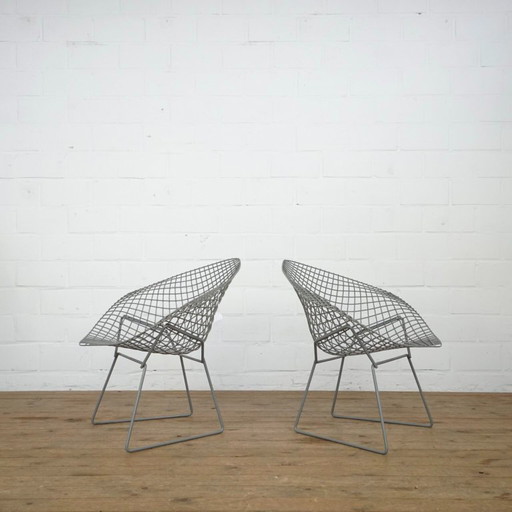 Set di 2 sedie Diamond di Harry Bertoia per Knoll