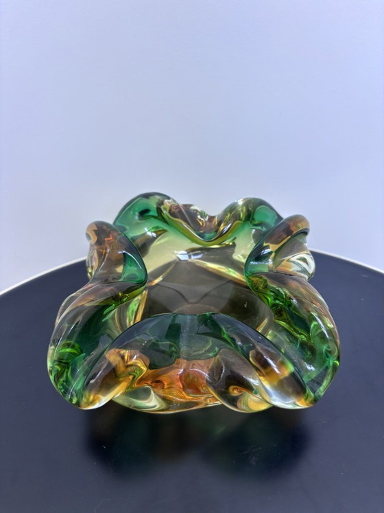Set van 3 vintage Murano Sommerso glazen schalen van Vetri D'Arte – Glass (photo 15 of 21)