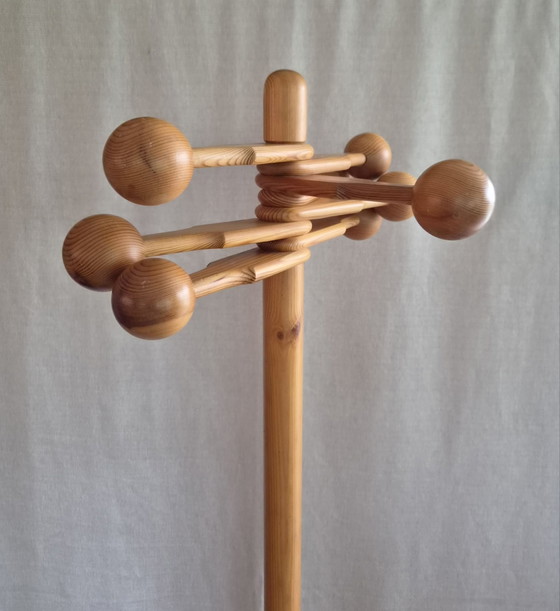 Portemanteau Vintage en Pin Space Age "Sputnik" – Portemanteaux, Bois (photo 12 of 12)