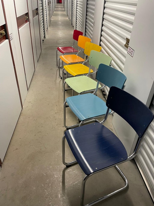 Sedie da pranzo Thonet con struttura tubolare – Mart Stam S43