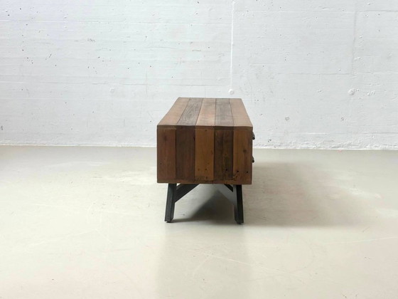 TV-meubel TAMATI, gemaakt van massief grenenhout, 2010 – tv-meubelen, Wood, Vintage (photo 8 of 14)