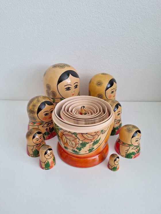 Image 1 of Matryoshkas, hand-painted
