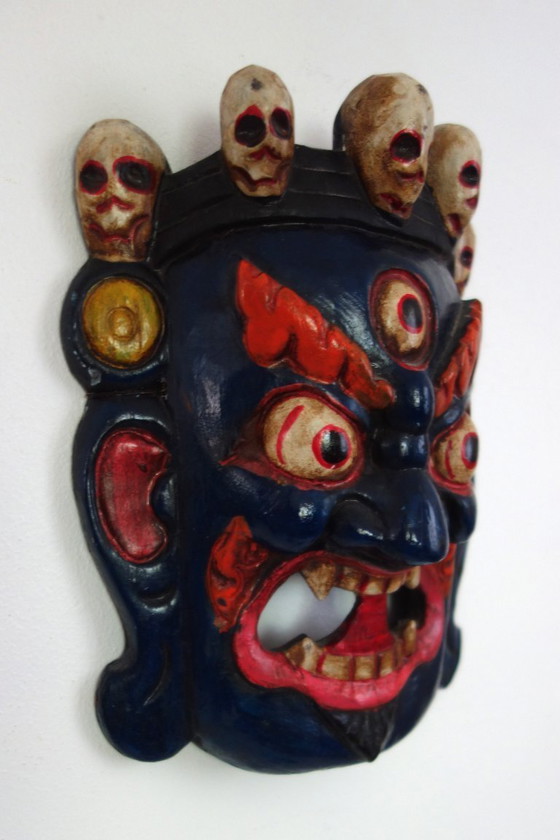 Image 1 of Antica maschera MAHAKALA dal NEPAL