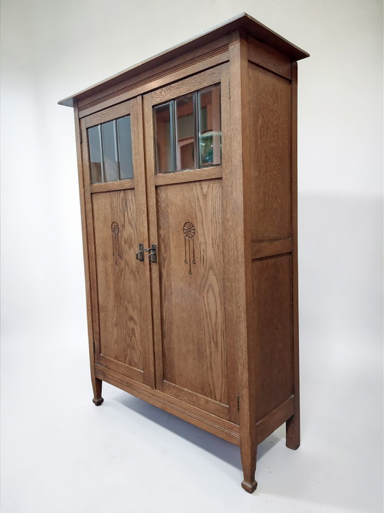 Image 1 of libreria antica in stile Art Déco