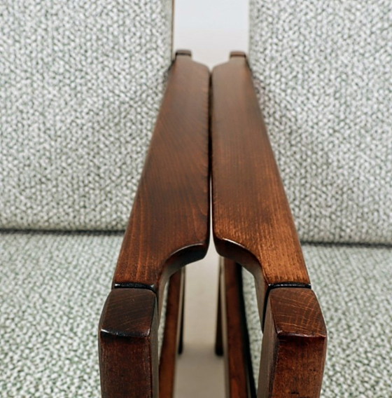 Image 1 of Een paar moderne loungestoelen, babyblauw, 1970