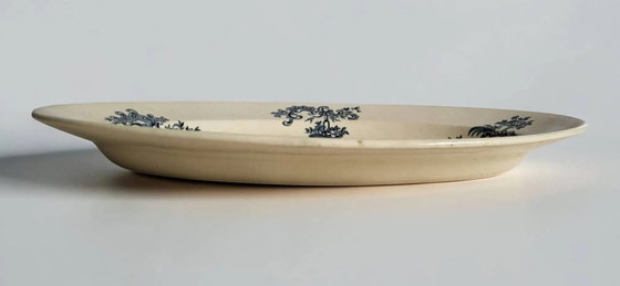 Plat ovale en faïence Boch BFK modèle Regent – Vaisselle, Porcelain, Art Nouveau (photo 3 of 7)