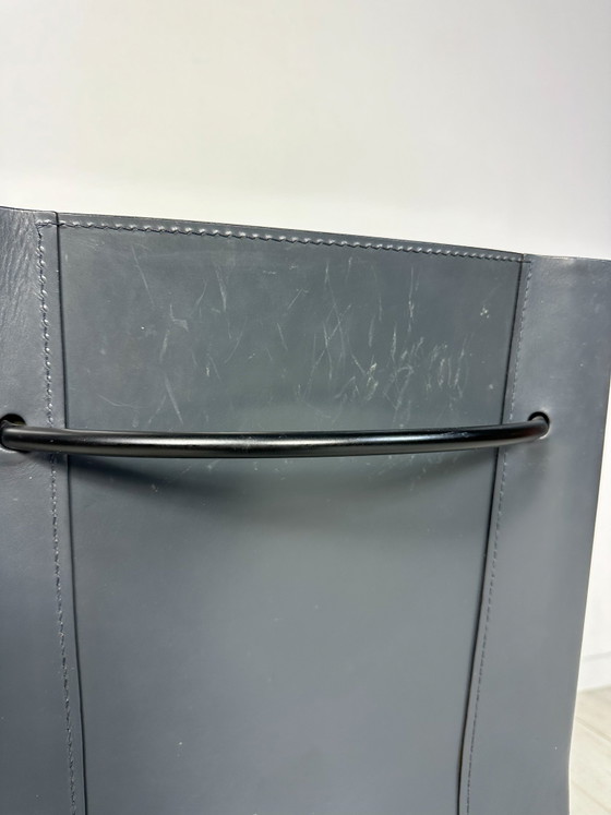 Image 1 of 6x Set 1980s VINTAGE ITALIAN DINING CHAIRS BY CARLO BARTOLI FOR MATTEO GRASSI