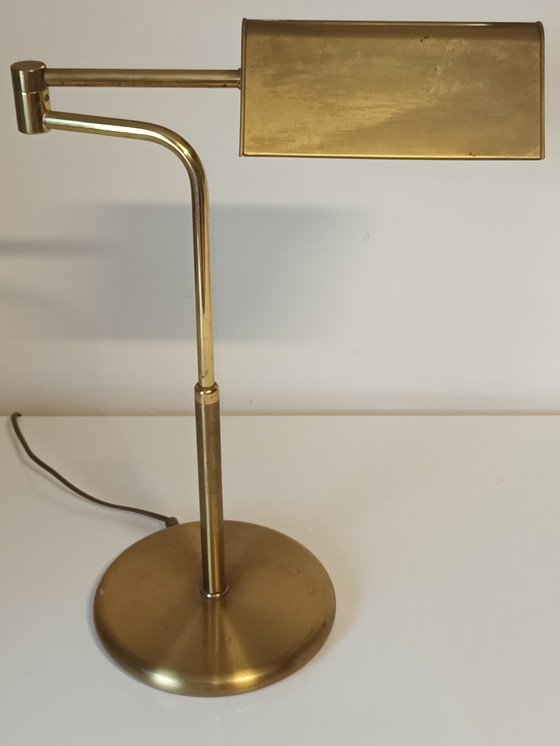 Image 1 of Messing bankierslamp