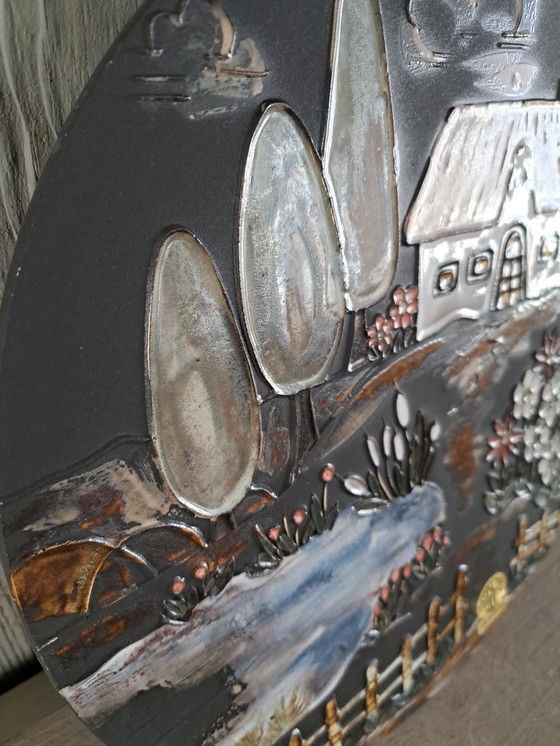 Image 1 of Piatto da parete vintage Ruscha Art