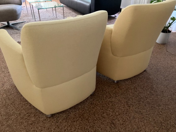 Sillas Leolux Quantissimo, 2 piezas, tela amarilla – Sillones, Other (photo 5 of 5)