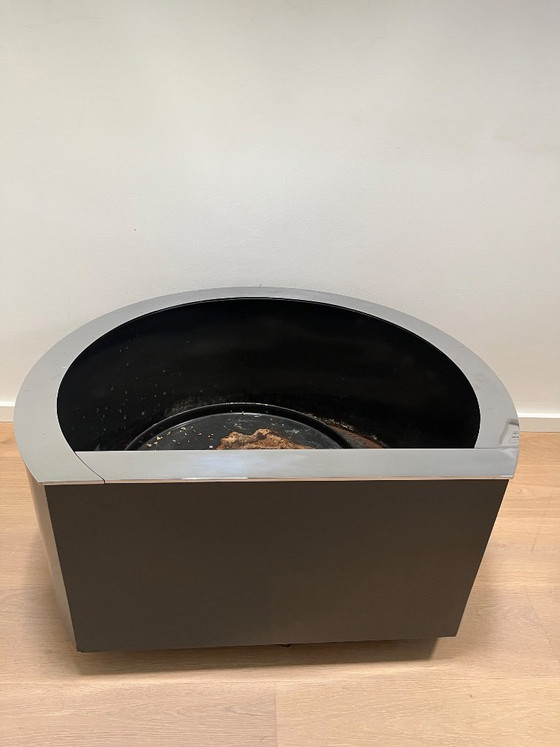 1970s design planter - Luigi Caccia – Azucena, Plant pot, Aluminium (photo 5 of 5)