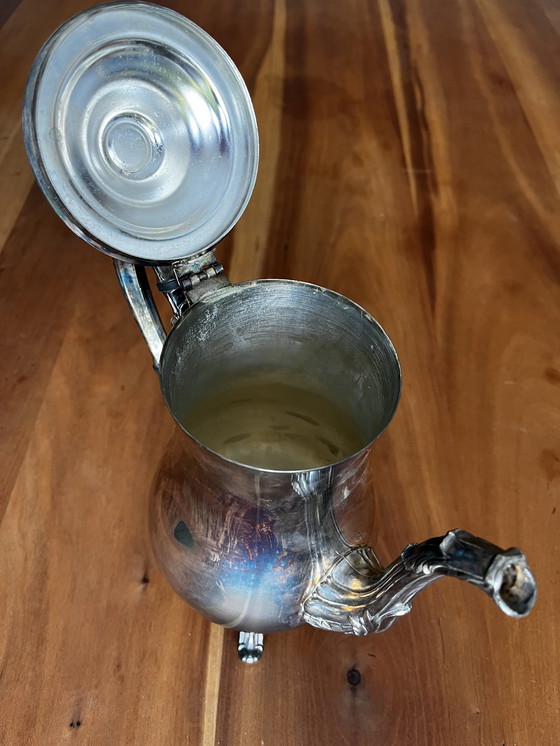 Image 1 of Set da caffè/tè placcato argento, 4 pezzi