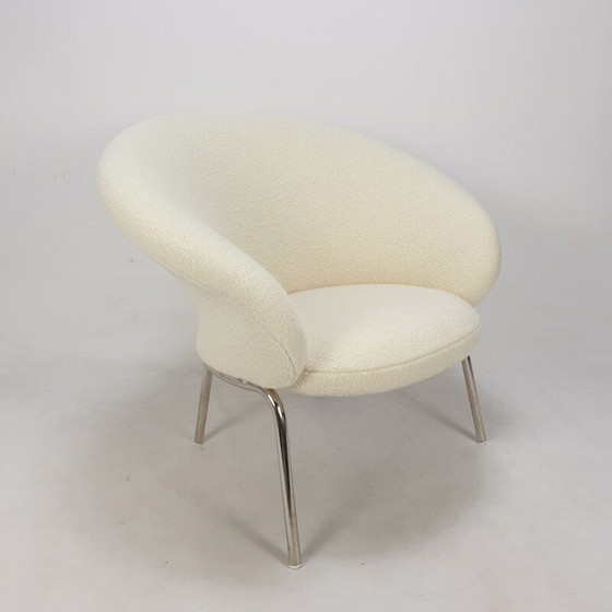 Image 1 of Paar vintage stalen fauteuils "F570" van Pierre Paulin voor Artifort, 1960