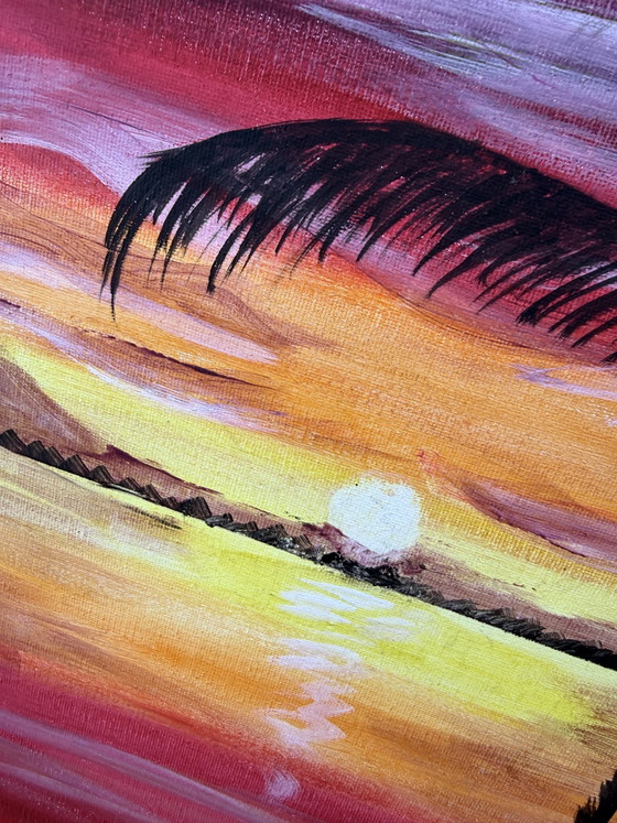 Image 1 of Painting ‘’Sunset’’