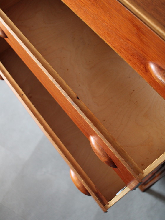 Image 1 of Vintage Danish teak chest of drawers, tall and narrow!