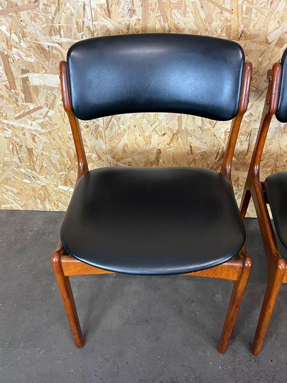 Image 1 of 4x 60er 70er Jahre Stuhl Stühle Teak Dining Chair Erik Buch O.D. Møbler Denmark