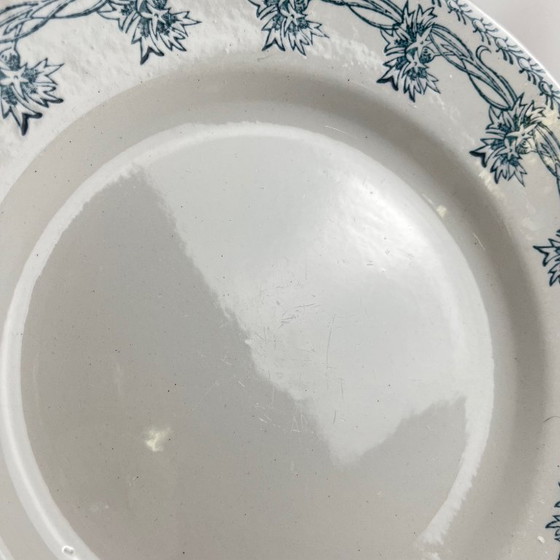 Image 1 of Set of 4 St Amand dinner plates, circa 1930, ironstone
