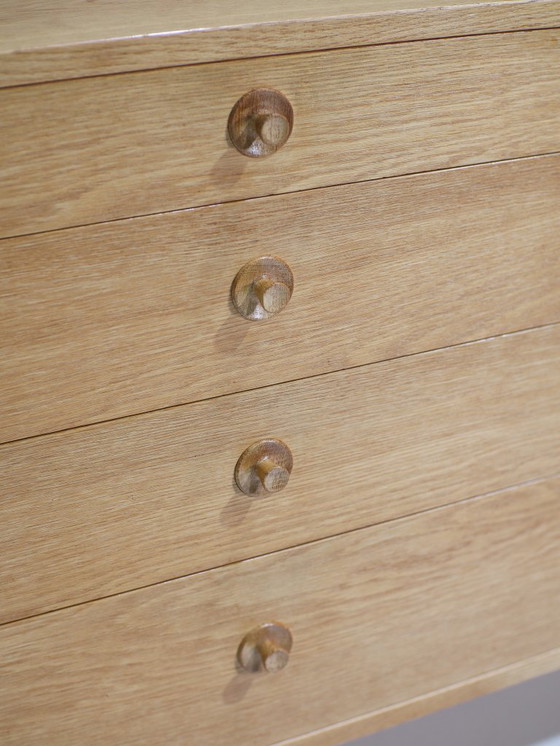 Image 1 of Børge Mogensen double chest of drawers oak Danish 1960s