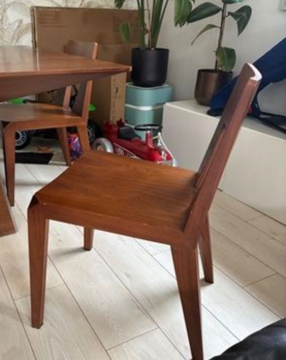 Image 1 of Roche Bobois dining table and 4 chairs set – Elegant design