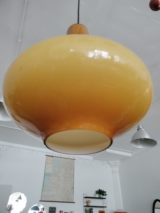 Image 1 of Suspension design vintage en verre italien, Massimo Vigneli, Veninii