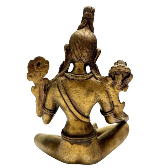 Estatua de Tara Verde Bronce – Sur de la India – Lote 473 – Esculturas, Bronze (photo 5 of 10)
