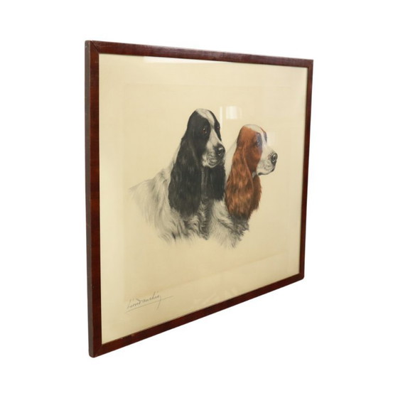 Image 1 of Large Color Lithograph Leon Danchin