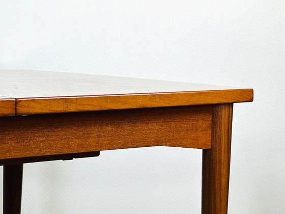 Image 1 of Uitschuifbare Scandinavische teakhouten eettafel, 1960