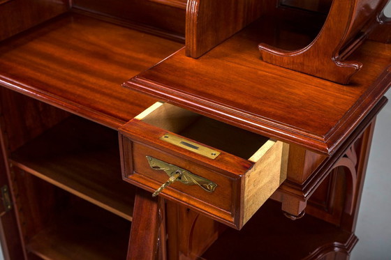 Image 1 of  Mobiletto Art Nouveau con specchio, 1890