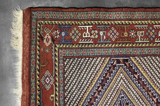 Image 1 of Tappeto orientale Shiraz vintage tessuto a mano, anni '60