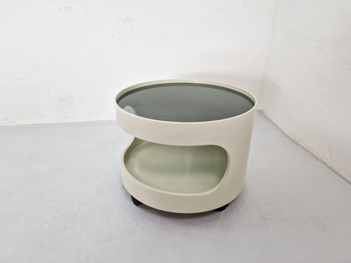 Opal Möbel Luna Space Age side table, 1970s