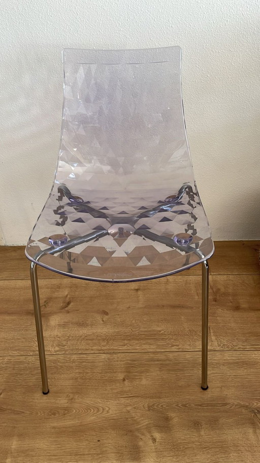 2 x CALLIGARIS Design Stoelen "ICE" - Italiaans Design - Set