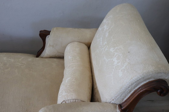 Image 1 of Chaise longue ancienne, Italie, fin du XIXe siècle