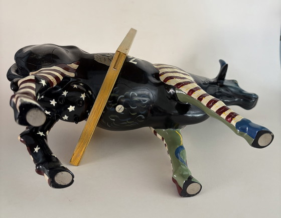 Image 1 of Mooseum Lover, di Jody Silver Schwarz, Cow parade 2004.