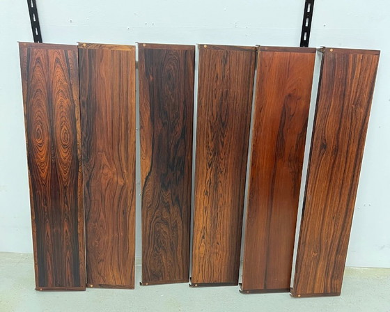 Image 1 of ETAGERES EN PALISSANDRE PAR KAI KRISTIANSEN POUR FELDBALLES, 1960