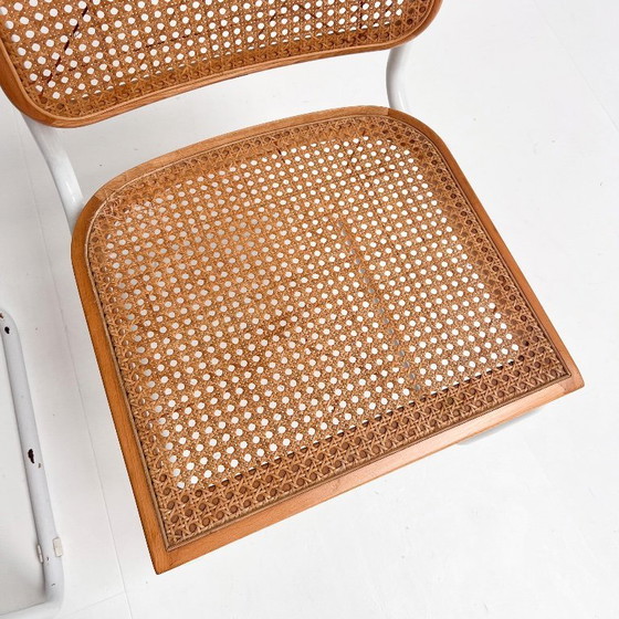 Image 1 of Set of 2 Italian webbing chairs, 1970s