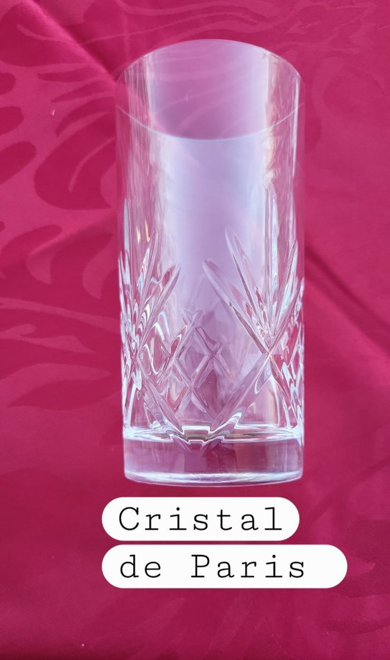Image 1 of Bicchieri da acqua in cristallo di Parigi, Francia, 1970, set da 14