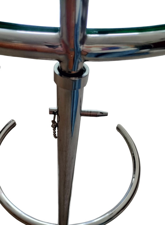 Image 1 of Table d'appoint chromée Eileen Gray style Classicon