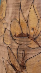 Image 1 of La Roue Keramische Vaas Frankrijk Vallauris 1975 Vintage