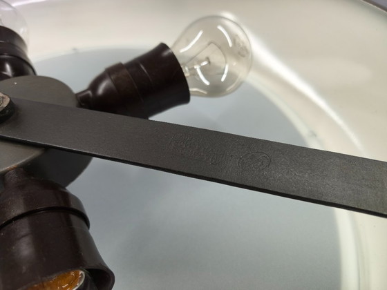 Image 1 of Bauhaus UFO-kroonluchter van Josef Hurka voor Napako, jaren 1930