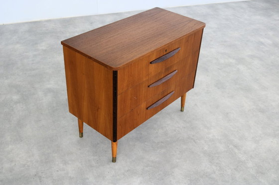 Image 1 of vintage teak Zweedse ladenkast 