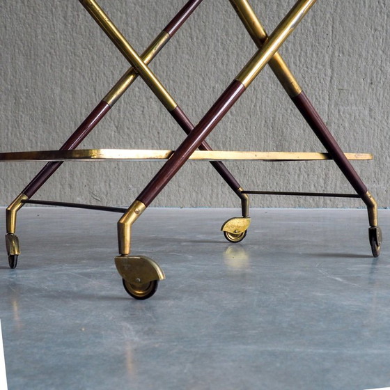 1950s Italian Bar Trolley, Attributed to Cesare Lacca – Bar carts, Wood (photo 12 of 19)