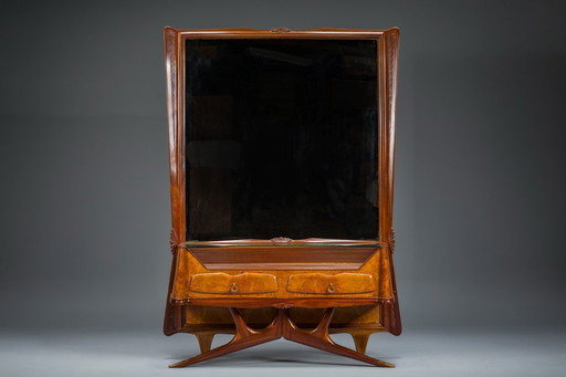 Dressing Table or Console with Mirror by Vittorio Dassi, 1950s