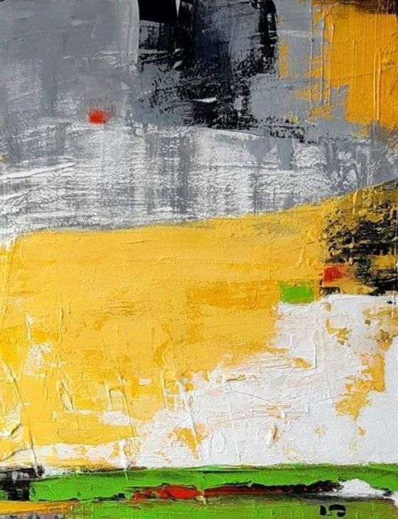 Original Acrylic Painting Modern Art Abstract Harmony of Life – Paintings & Drawings, Canvas (photo 4 of 6)