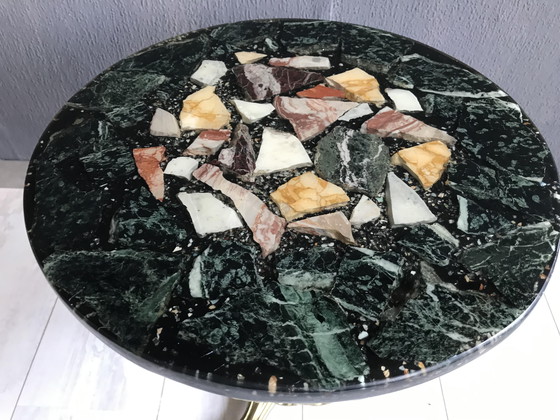 Image 1 of Vintage Onyx Bijzettafel