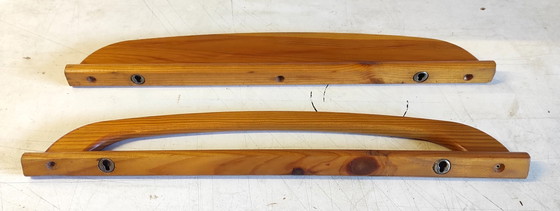 Image 1 of Badkamerkast van massief grenenhout - midden 20e eeuw