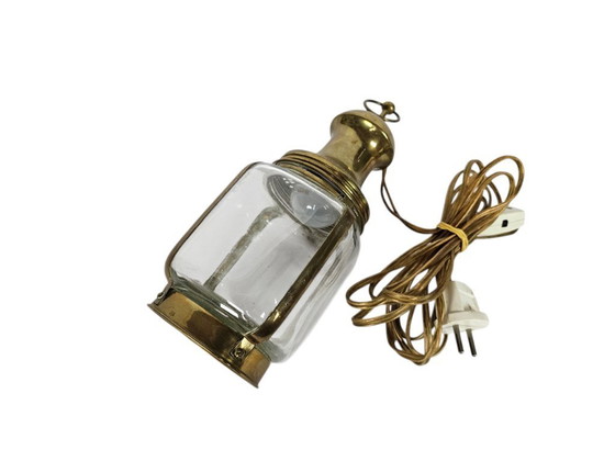 Image 1 of Ottone - lanterna - lampada da parete - lampada da parete - primo quarto del XX secolo