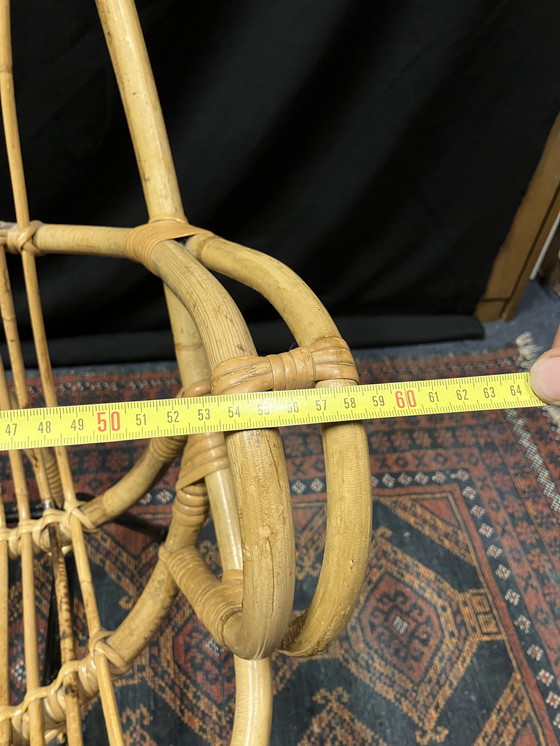 Image 1 of Vintage rotan fauteuil - Rohe Noordwolde 