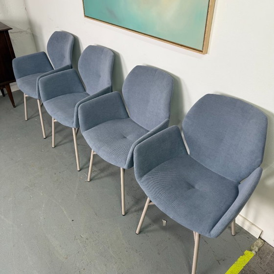 Image 1 of 4x Mood 95 fauteuil in Mystic Jeans van Mobitec