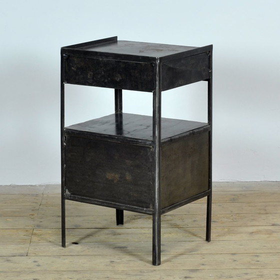 Iron bedside table, 1910s – Nightstands, Vintage (photo 11 of 11)