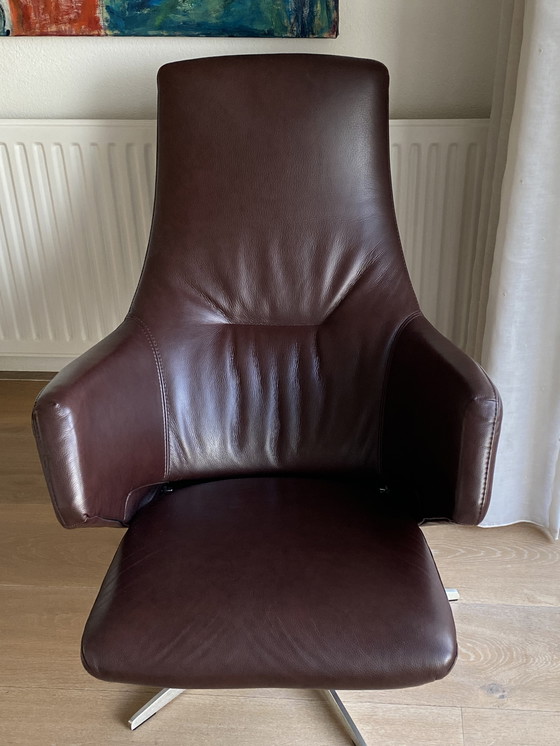 Image 1 of 1x Gealux, Modell Pearl Lederdrehsessel